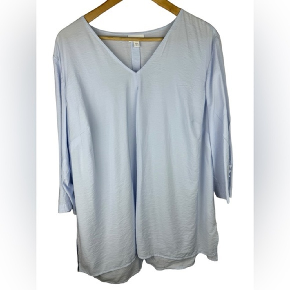 J. Jill women’s light pink oversized lagenlook androgynous tunic blouse XL